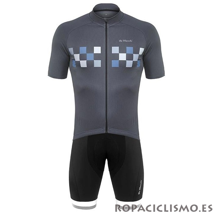 2020 Maillot De Marchi Tirantes Mangas Cortas Gris